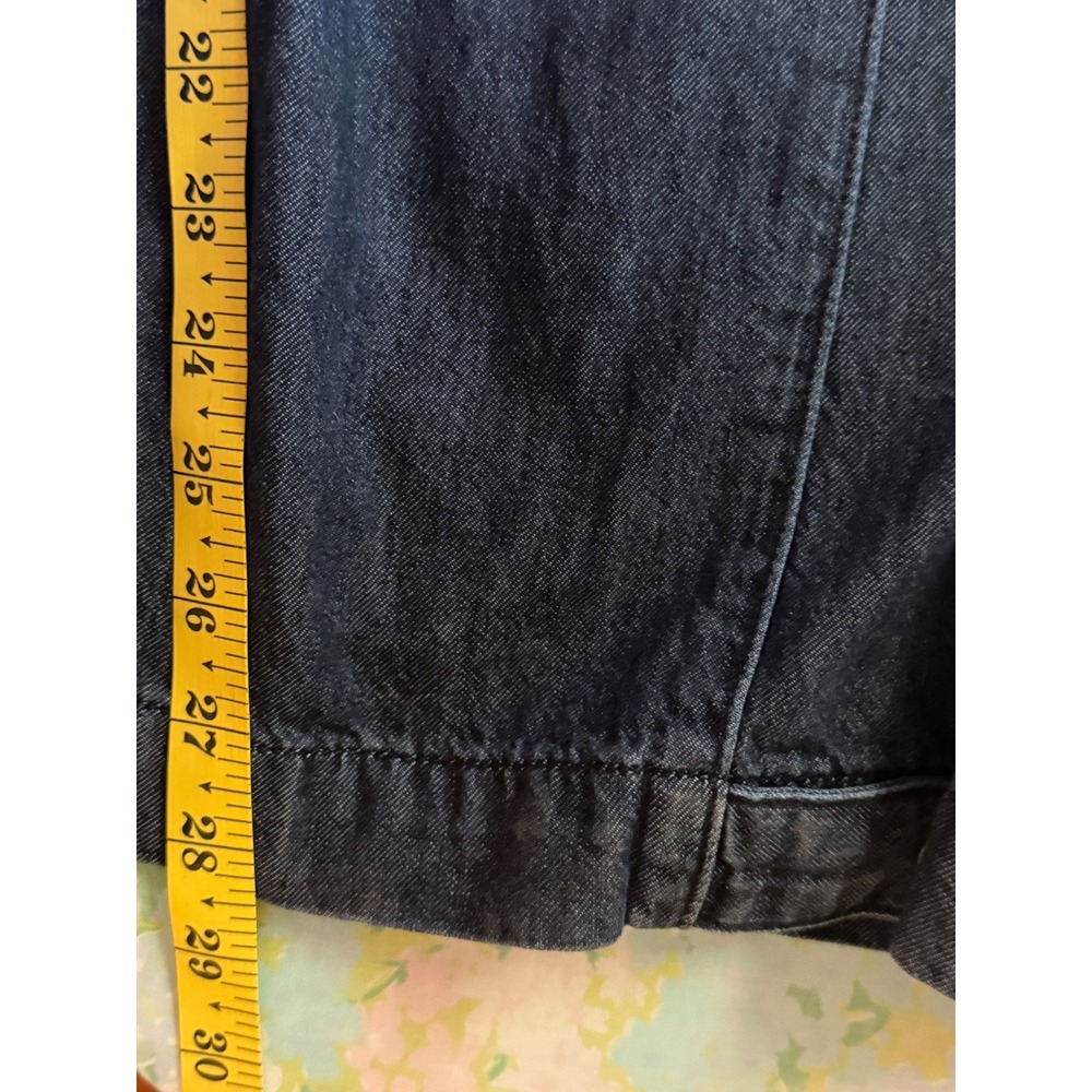 American Eagle | 2026 Baggy Wide-Leg Trouser 12 Short Convertible Denim - Picture 13 of 14